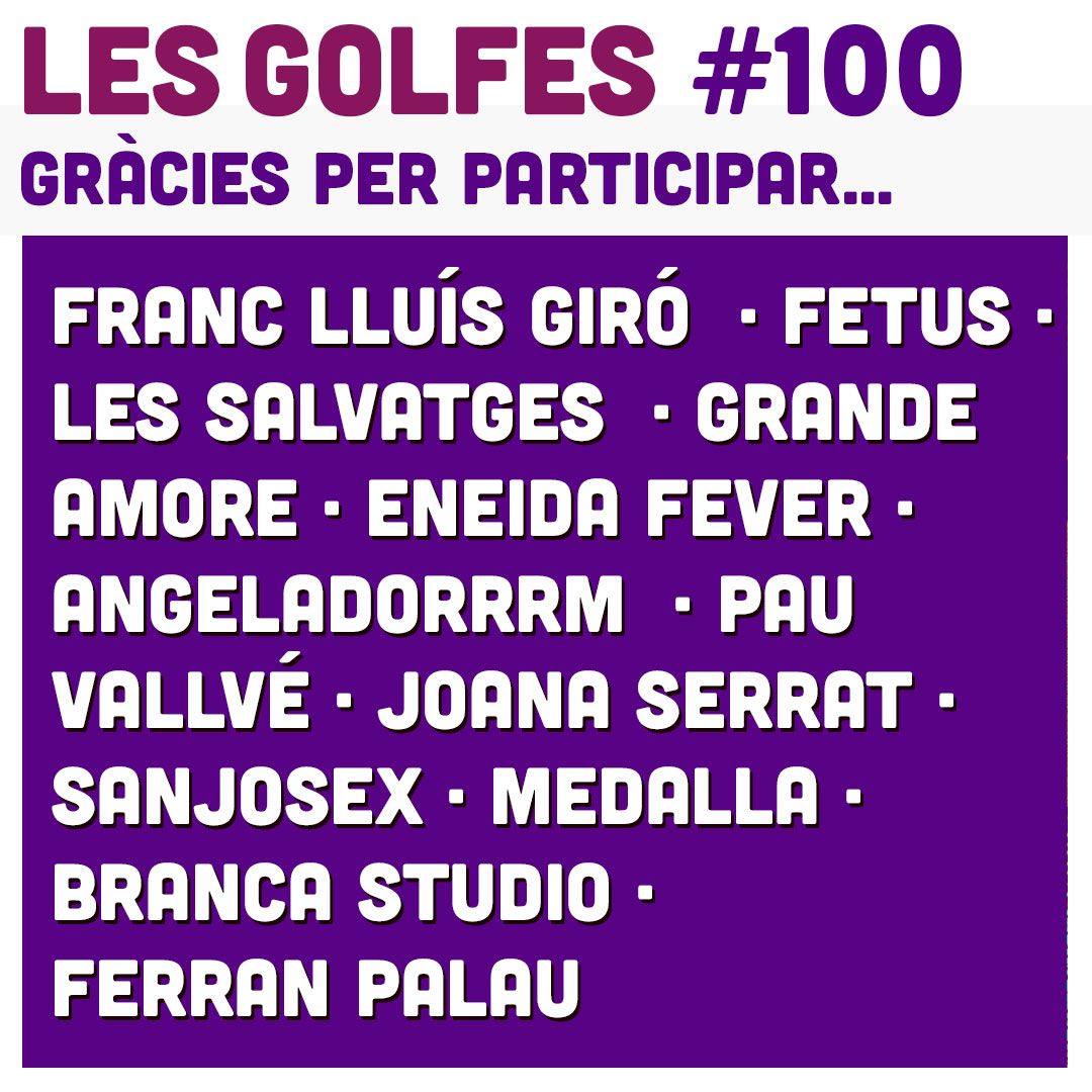 Capítol 100 de Les Golfes de Gelida - pòdcast en català sobre música