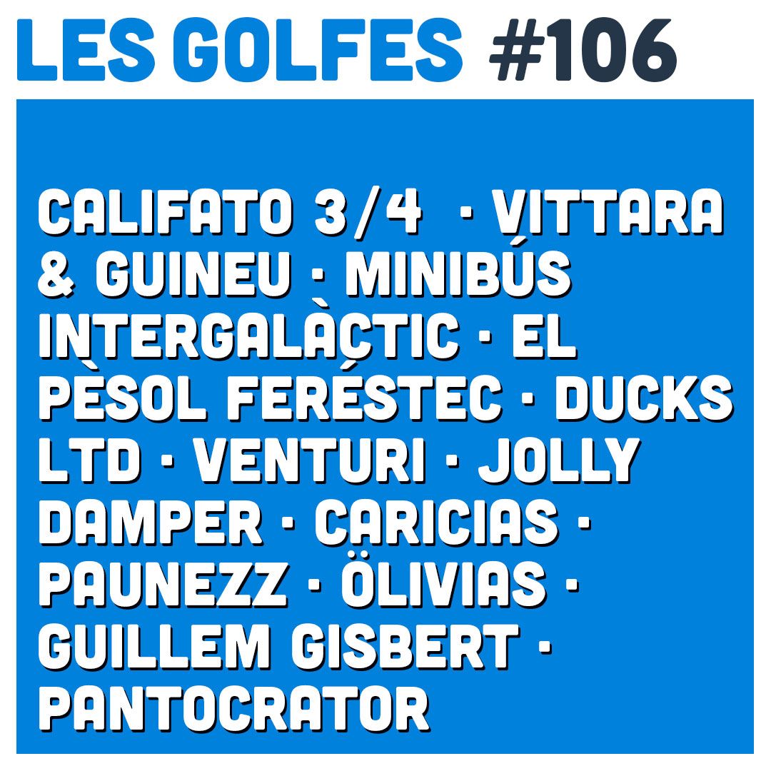 Capítol 106 de Les Golfes de Gelida - pòdcast en català sobre música
