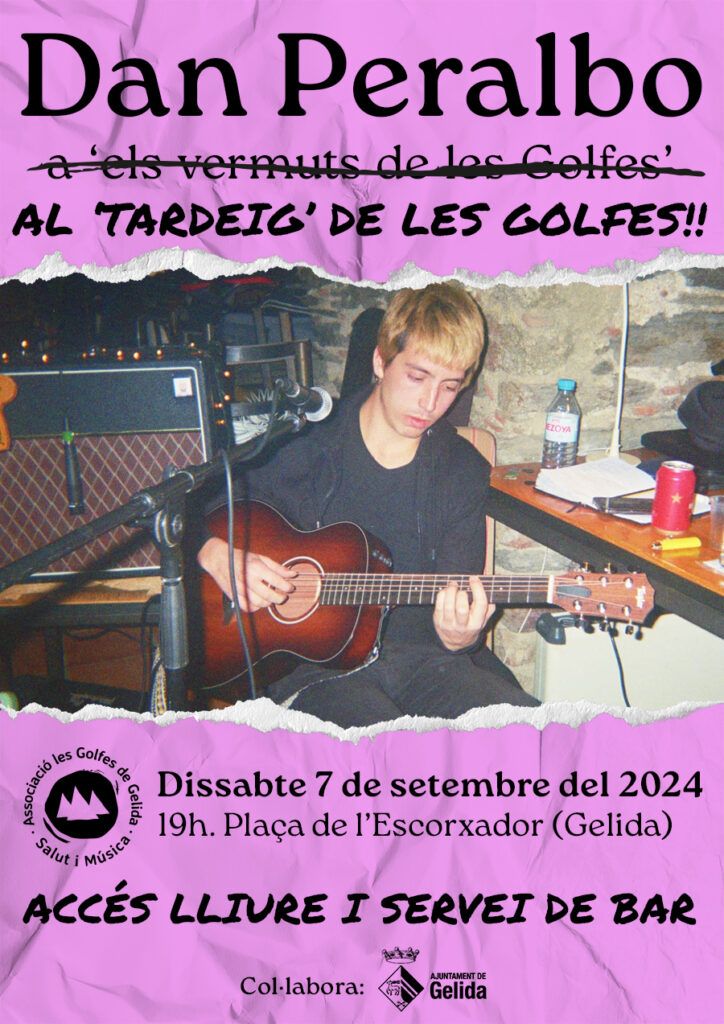 Dan Peralbo a Les Golfes de Gelida